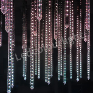 Meteor Rain Lights DMX LED Pixel Tube vertical Éclairage de scène <span class=keywords><strong>RGB</strong></span> IP65 Meteor Shower Lights Tube - Product Image 5