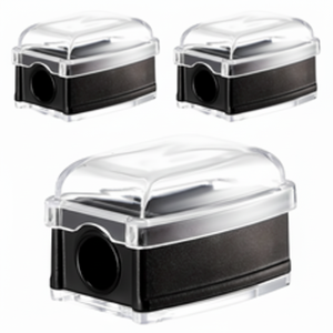 MISSHA Taille-crayon électronique en plastique noir 3pcs facile à utiliser - Product Image 1