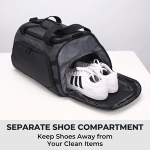 Borsa da Viaggio Impermeabile Personalizzata, Grande Capacità, per Weekend e Palestra, con Scomparto per Scarpe - Product Image 3