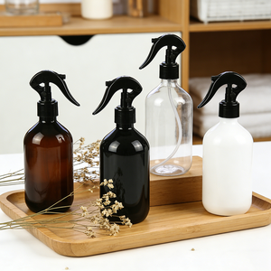 <strong>100ml</strong> 150ml 200ml 500ml Amber Clear Boston <strong>Spray</strong> Containers Refillable Empty Cleaning <strong>Bottles</strong> with Fine Mist Trigger Nozzle - Product Image 2