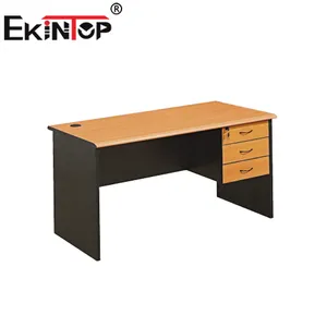 Ekintop ราคาถูกยอดนิยมสำนักงาน Mdf ผู้บริหารเฟอร์นิเจอร์โต๊ะทำงาน