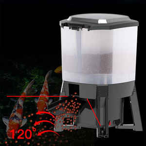 SUNSUN CFF-206 CFF-106 automatique Aquarium Auto <span class=keywords><strong>Koi</strong></span> Timer Goldfish Shrimp Tube 30 Litres Garden <span class=keywords><strong>Fish</strong></span> Pond <span class=keywords><strong>Feeder</strong></span> - Product Image 5