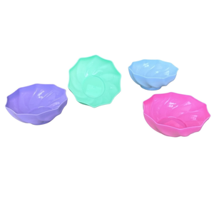 Cuencos Octogonales de Plástico Coloridos, Vajilla Duradera y Portátil para Cocina, Diseño Clásico para Picnic y Uso Exterior Modelo AA-1803 ZAA - Product Image 1