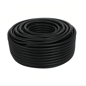 Flexibele elektrische buis, kunststof bellows, PP/PE/PA/<span class=keywords><strong>PVC</strong></span> kabelbeschermingshoes, slang met waterdichte en vlamvertragende eigenschappen - Product Image 1