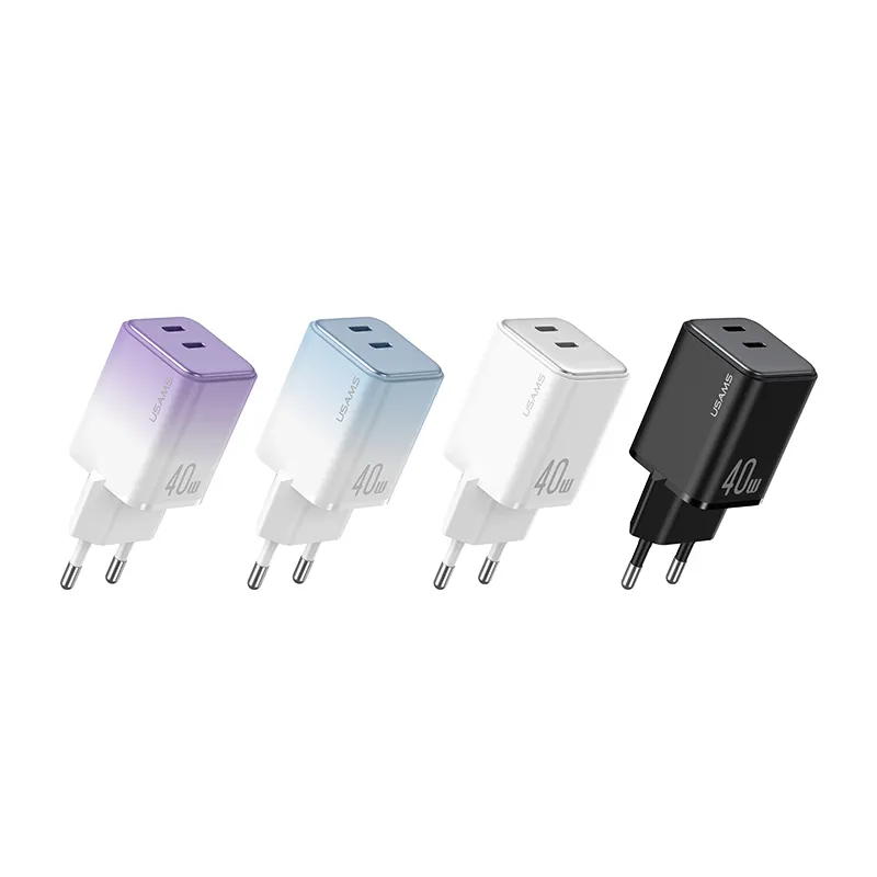 USAMS New popular Gan 40W Quick Charge Multifunction Chargers