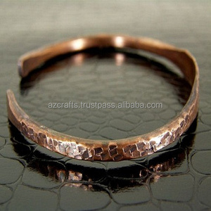 <b>Copper</b> Bracelet Heavy Hammered - Product Image 1