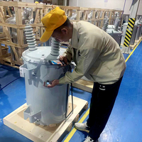 Transformador de Distribución Monofásico JZP S11 de 10 kVA, 10 kV a 480 V, Tipo Aceite, Bobina Redonda, Montaje en Poste