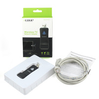 Carte Wifi USB 300 Mbps Adaptateur Lan Sans Fil Dongle Wifi Extenseur TV Ethernet vers Wifi Adaptateur RJ45 pour PC Imprimante iptv