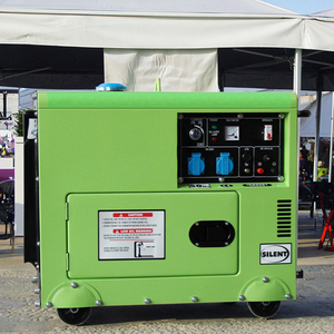 Générateur diesel silencieux portable insonorisé à refroidissement par eau 5kw 5kva 8kw 8kva 10kw 10kva moteur diesel 110/220/380V 50/60HZ ATS - Product Image 1