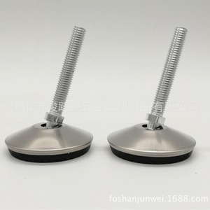Pieds pivotants réglables en acier inoxydable, diamètre 50mm, épaisseur 15mm, à visser pour meubles - Product Image 4