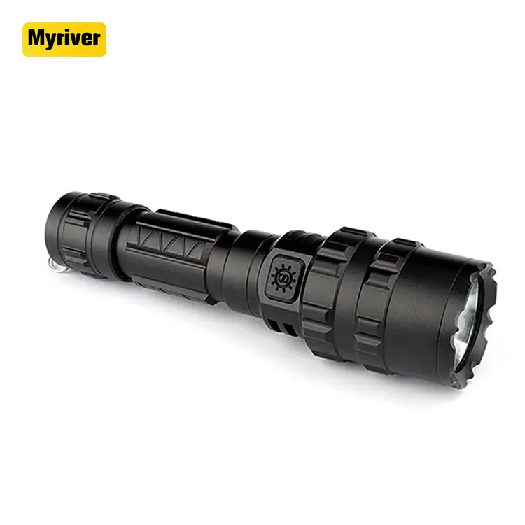 Myriver Strong Light P50 Flashlight Dimming Outdoor Long-Range Rotary Zoom Aluminum Alloy Flashlight