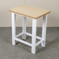 Ensemble bureau et tabouret pour étudiant, structure en bois et métal, table d'étude scolaire avec plateau de rangement, hauteur réglable