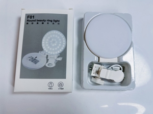 Lampe à selfie pour iPhone, lumière portable à clipser sur téléphone, anneau lumineux LED rechargeable pour enregistrement vidéo, appareil photo, ordinateur portable - Product Image 4