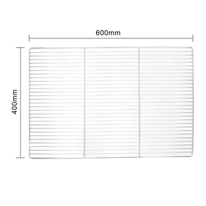 <span class=keywords><strong>Grille</strong></span> de cuisson et de refroidissement en acier inoxydable commerciale 60x40cm |   <span class=keywords><strong>Grille</strong></span> de cuisson et de grillade robuste pour cuisine, boulangerie, restaurant - Product Image 3