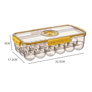 กล่องเก็บไข่18ช่อง,กล่องจัดระเบียบไข่กล่องเก็บของในตู้เย็นกล่องเก็บไข่กล่องเก็บของในครัวเรือน