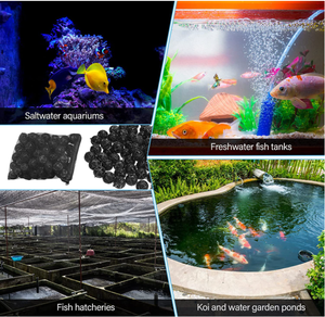 Billes bio en plastique écologiques modernes pour filtre de réservoir de poissons, aquarium et usage extérieur - Product Image 5