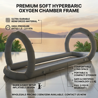 Support universel pour chambre HBOT : Cadre modulaire hautement polyvalent conçu pour s'adapter à la plupart des modèles de capsules d'oxygène