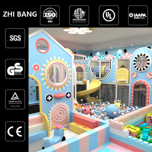 Thiết Kế Mới Trẻ Em Trong Nhà Mềm Chơi Trong Nhà Trung Tâm Chơi Trẻ Em Nhỏ Trong Nhà Thiết Bị Sân Chơi Với Trượt Bóng Hồ Bơi Đại Dương Bóng - Product Image 5