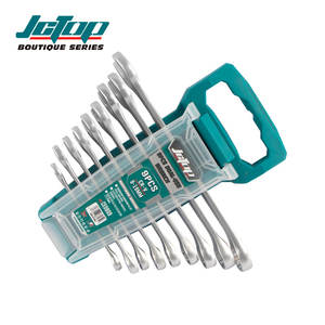 JCTOP kunci pas kombinasi profesional, 9 buah kunci pas dengan rak pemegang kunci pas - Product Image 3