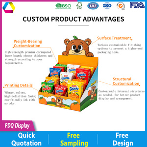 Présentoir de Comptoir Portable en Carton Écologique Personnalisé Moderne pour Cartes de Vœux, Marque-pages, Magasins et Boutiques - Product Image 6