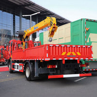 Grue mobile FAW J6L 4X2 220 CV 20 tonnes avec flèche durable de 21,6 m de hauteur de levage pour l'aménagement paysager et la plantation d'arbres
