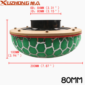 Filtro de Aire para Auto Xuzhong, Diseño Hexagonal Verde de 80-100mm, Repuesto - Product Image 3