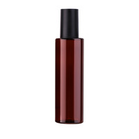 Offre Spéciale : Emballages Rechargeables pour Toner et Désinfectant, Idéaux pour les Voyages, Bouteilles PET Ambrées de 100/120/150/200ml avec Pulvérisateur et Pompe à Lotion