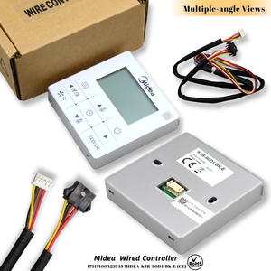 รีโมทคอนโทรลแบบมีสายสำหรับเครื่องปรับอากาศระบบ VRF รุ่น Midea KJR-90D1/BK-E(CE) หมายเลข 17317100A23745 แผงควบคุมเครื่องปรับอากาศส่วนกลาง - Product Image 3