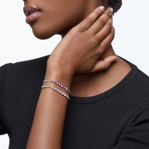 <span class=keywords><strong>Bracelet</strong></span> pour femme plaqué or blanc 18 carats, <span class=keywords><strong>bracelet</strong></span> tennis en argent sterling S925, collection de bijoux, cadeau pour femme/maman - Product Image 1