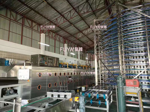 <span class=keywords><strong>Horno</strong></span> de túnel completamente automático/línea de producción de bollos de hamburguesa industrial/aspersor de sésamo - Product Image 4