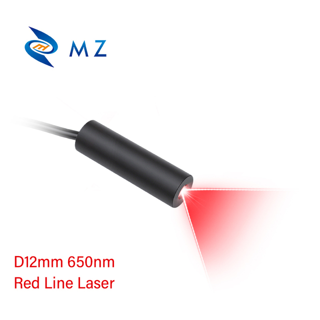 New Compact Red Line Laser Diode Module 650nm D12mm 50mW 100mW 3V 5V 12V 24V High-Accuracy Industrial Grade for Professional Use