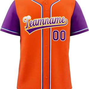 Mens Jersey Y2k Heavyweight Streetwear Uniform <b>Tee</b> <b>Baseball</b> Jersey Button Down Short Sleeve Shirts,Personalized Stitched - Product Image 3