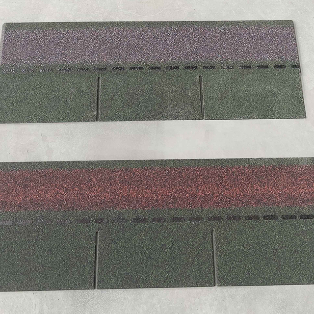 OEM Long Lifespan Customize Durable 3 Tab Asphalt Shingles Fiberglass Asphalt Roofing Tiles for Hot and Rainy Weather House