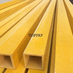 ท่อไฟเบอร์กลาสสี่เหลี่ยมแบบพัลทรูชั่น FRP ความแข็งแรงสูง ทนทานต่อการกัดกร่อน - Product Image 2
