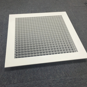 Rejilla fija rectangular de aluminio moderna, difusor de retorno de conducto de aire HVAC, rejilla Eggcrate, registros de ventilación de aire acondicionado - Product Image 1