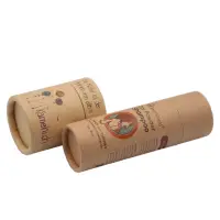 Champú en polvo seco ecológico personalizado, embalaje redondo, agitador de cartón, tubo de papel