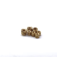 Inserts Mur Berulir Brass HTX Heat Staking untuk Plastik