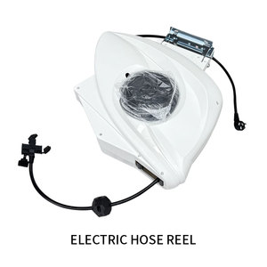 Carrete de Manguera Retráctil 3 en 1 (Agua/Aire/Eléctrico) Diseño Delfín - Sistema de Limpieza Comercial y Doméstica para Detallado Automotriz - Product Image 5