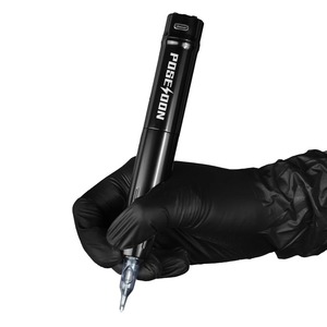 Guantes Desechables Negros para Tatuajes, 100 Unidades, Grado Alimenticio, Sin Polvo, Sin Látex, Multiusos - Product Image 5