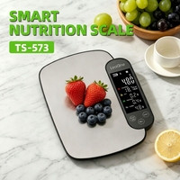 Balance de Cuisine Intelligente avec Précision de 0,5g, Calculateur de Calories Alimentaires pour les Passionnés de Fitness, Capacité de 6kg, Grand Écran LED