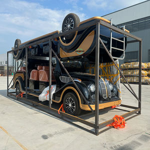 Voiturette de golf électrique 8 places vintage antique, ancienne voiture de tourisme classique alimentée par batterie pour les entreprises touristiques - Product Image 6