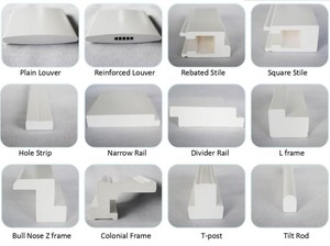 Tùy Chỉnh Nhà Máy Bán PVC Trồng Cửa Chớp Ngang Cửa Chớp Mới Nhất Sang Trọng Chất Lượng Giá Tốt Nhất Trắng 63Mm/89Mm/114Mm - Product Image 6