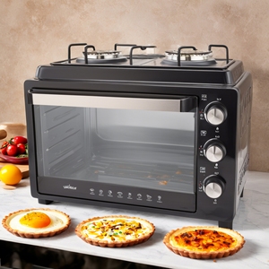 Multifunctional 31-40L Commercial Outdoor Gas Oven with LPG Overheat Protection Stainless Steel Construction - Product Image 5