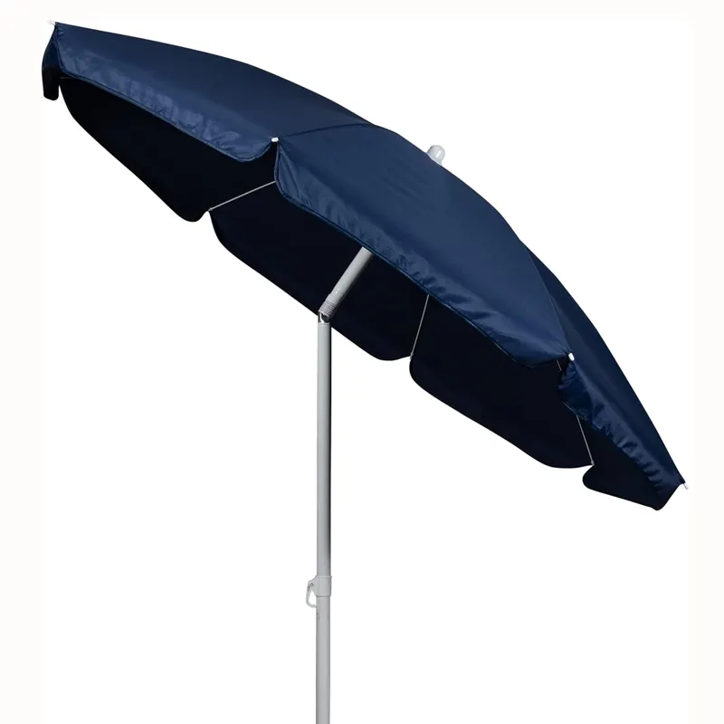 Экономичный темно-синий цвет портативный открытый пляжный зонт в моде для пляжа