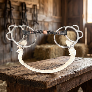 Sweet Euro Cavall Industries - Bocado de Acero Inoxidable con Boca Ancha Estilo Western, Modelo ECI-WESTERNBITS-9, 5 Pulgadas - Product Image 2