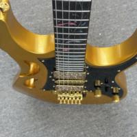 OEM Custom 6-String Flamed Maple Electric Guitar Solid Wood with Double Locking China's Solo Option