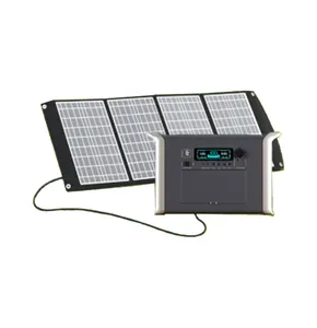 High Quality Ap2000 Portable Solar Generator Rechargeable Lifepo4 Battery Energy Power Supply with EU/US Plug Home Use