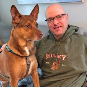 <span class=keywords><strong>Sweat</strong></span> à capuche ou <span class=keywords><strong>sweat</strong></span>-shirt d'hiver <span class=keywords><strong>personnalisé</strong></span> pour <span class=keywords><strong>papa</strong></span> et chien, tissu jersey brodé, motif solide, portrait de chien, photo, collier à capuche - Product Image 2