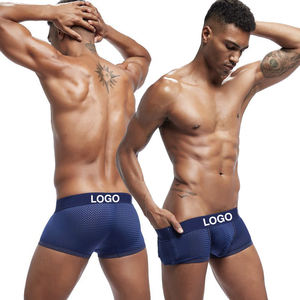कस्टम लोगो ब्रांड लुभावनी बर्फ रेशम मत्स्य पालन कपड़े अंडरवियर मिनी शॉर्ट्स पुरुषों की ब्रिकी - Product Image 1