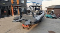 Bateau semi-rigide en aluminium de 900 cm Achilles Hypalon pour 18 personnes avec cabine à toit rigide de luxe pour usage offshore, fournisseur chinois pour commandes en gros